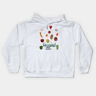 I Heart Veggies! Kids Hoodie